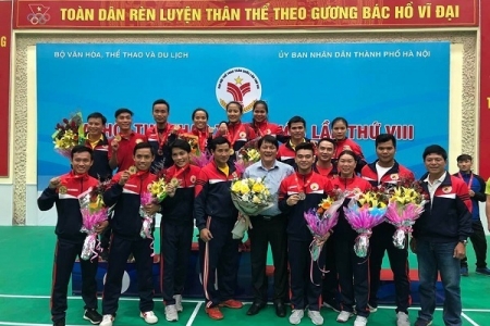 Hà Nội: Bình Định đạt giải nhất môn võ cổ truyền tại ĐH TDTT lần thứ VIII năm 2018