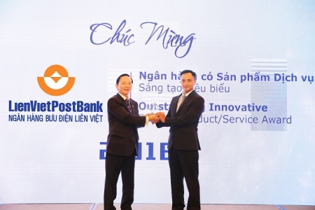 LienVietPostBank nhận cú đúp giải thưởng tại Lễ vinh danh “Giải thưởng Ngân hàng Việt Nam tiêu biểu 2018”