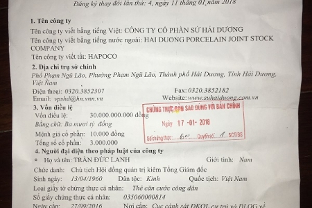 Công ty Sứ Hải Dương: Giữ gìn và phát triển Thương hiệu Việt