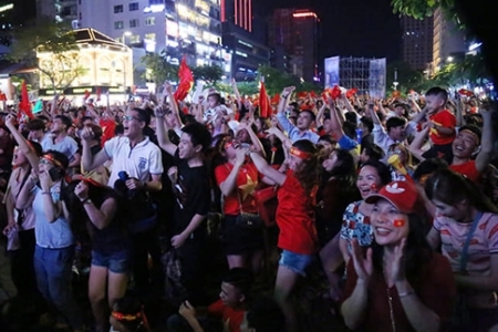 Các điểm xem trận chung kết AFF Cup 2018 trên màn hình lớn tại Hà Nội