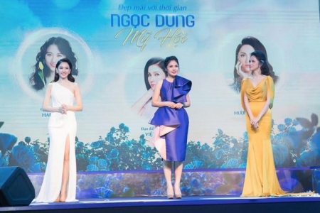 Việt Trinh, Hari Won và Hương Giang đọ sắc tại sự kiện “Ngọc Dung mỹ hội”