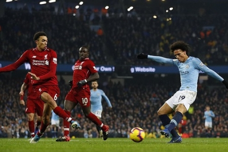 Đánh bại Liverpool, Man City chấm dứt chuỗi trận bất bại của đối thủ