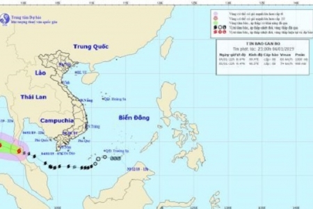 Bão số 1 đi vào đất liền Thái Lan, không còn ảnh hưởng tới Việt Nam