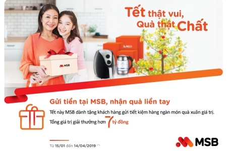 Đón lộc xuân liền tay cho mùa Tết đủ đầy cùng MSB