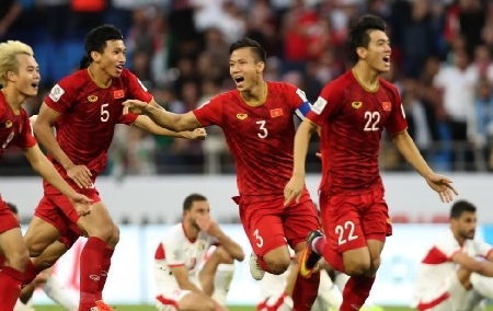 Tuyển Việt Nam tăng 5 bậc trên bảng xếp hạng FIFA sau khi giành vé vào tứ kết Asian Cup