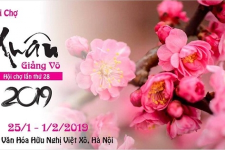 Tưng bừng sắm Tết tại Hội chợ Xuân Giảng Võ 2019