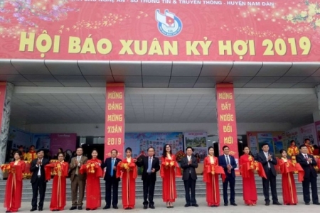 Nghệ An: Khai mạc Hội báo Xuân Kỷ Hợi năm 2019