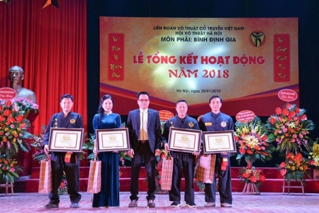 Năm 2019 Môn phái Bình Định Gia: Chính thức trực thuộc Liên đoàn võ thuật cổ truyền Việt Nam