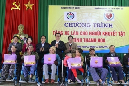 Thanh Hóa: Gần 500 chiếc xe lăn sẽ được trao tặng cho người khuyết tật trong thời gian tới