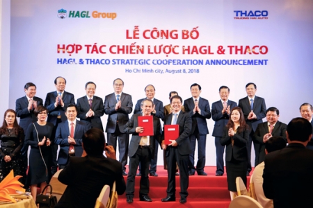 Lễ công bố hợp tác chiến lược giữa HAGL và THACO