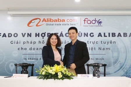 Fado.vn hợp tác với Alibaba.com ra mắt kênh thương mại mới