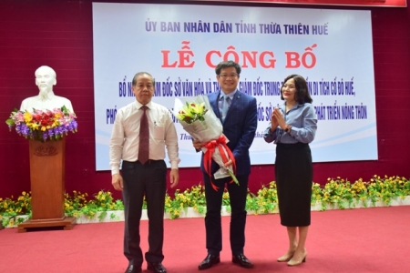 Thừa Thiên Huế công bố bổ nhiệm lãnh đạo nhiều cơ quan, đơn vị