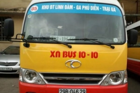 Công bố lộ trình tuyến xe buýt 05 Hà Nội mới nhất năm 2019