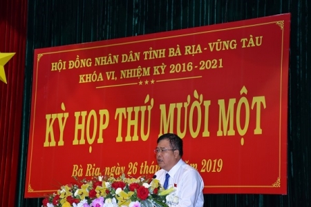 Kỳ họp thứ 11, HĐND tỉnh BR-VT khoá VI, nhiệm kỳ 2016-2021: Thảo luận, biểu quyết thông qua 12 Nghị quyết