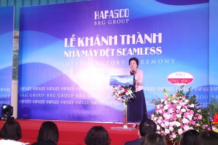 Hafasco - Tổ chức Lễ khánh thành Nhà máy dệt Seamless Hapro