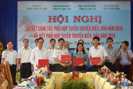 Sơ kết phối hợp tuyên truyền biển đảo năm 2018