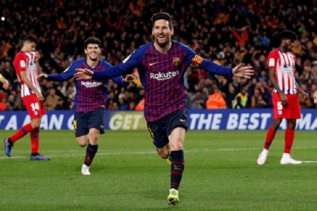 Messi và Suarez tỏa sáng phút cuối, Barca cầm chắc ngôi vô địch