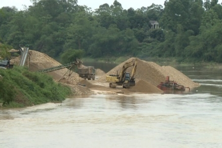 Xã Đắc Sơn (Phổ Yên, Thái Nguyên): Người dân bức xúc trước hoạt động khai thác cát của Công ty An Phú