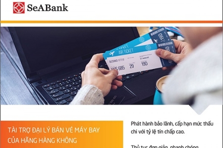 SeaBank tài trợ đại lý bán vé máy bay của hãng hàng không