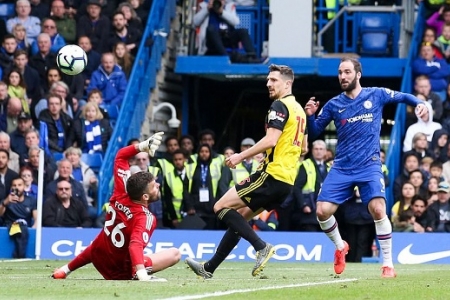 Thắng đậm Watford, Chelsea vươn lên vị trì thứ 3 trên BXH Ngoại hạng Anh