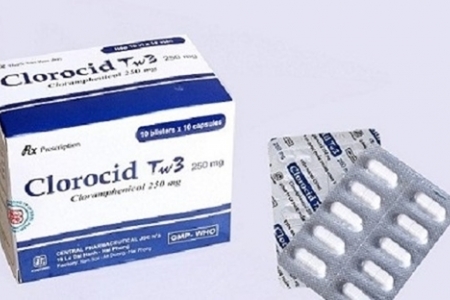 Hà Nội: Phát hiện thuốc viên nén Clorocid Tw3 250mg giả trên thị trường