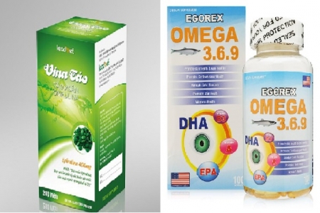 Cẩn trọng với thông tin quảng cáo thực phẩm bảo vệ sức khỏe Vina Tảo và Egorex Omega 3.6.9