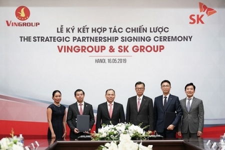 SK Group bắt tay hợp tác chiến lược với Vingroup