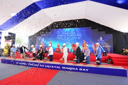 Khánh hoà: Động thổ xây dựng Tổ hợp nghỉ dưỡng Crystal Marina Bay