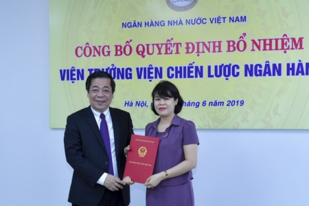 Bà Nguyễn Thị Hòa làm Viện trưởng Viện Chiến lược Ngân hàng