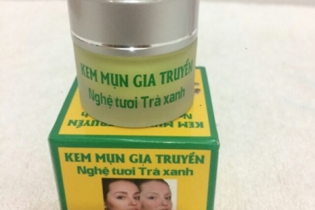 Thu hồi sản phẩm Kem mụn gia truyền Nghệ tươi trà xanh