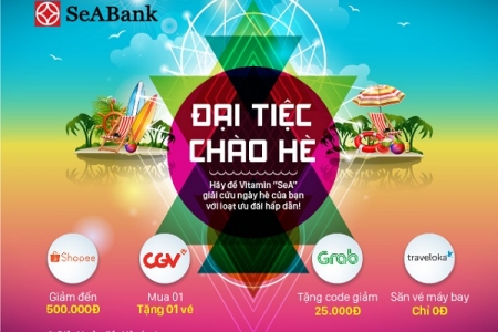 Nhận ngay ưu đãi hấp dẫn tại CGV, Traveloka, Grab, Shopee với thẻ quốc tế SeABank