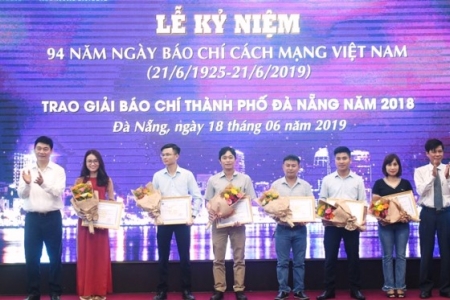 Đà Nẵng: 32 tác phẩm đoạt giải Báo chí thành phố năm 2018