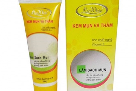 Bộ Y tế: Thu hồi sản phẩm Kem mụn và thâm Miss White