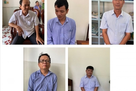 Trà Vinh: Bắt 5 đối tượng nguyên cán bộ Phòng TN&MT gây thất thoát 120 tỷ đồng