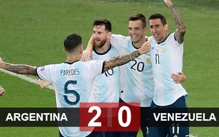 Đánh bại Đội tuyển Venezuela, Đội tuyển Argentina chạm trán Brazil tại bán kết Copa America 2019