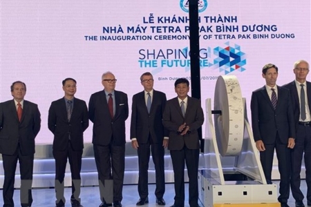 Bình Dương: Khánh thành nhà máy sản xuất vật liệu hộp giấy đầu tiên của Việt Nam