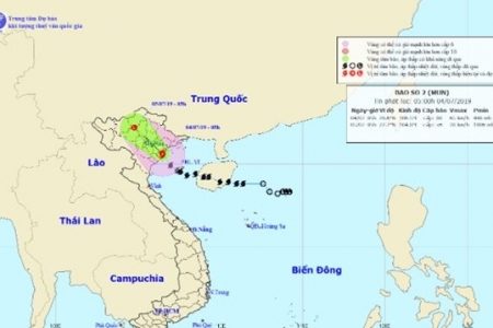 Dự báo thời tiết ngày 4/7: Bão số 2 đổ bộ đất liền