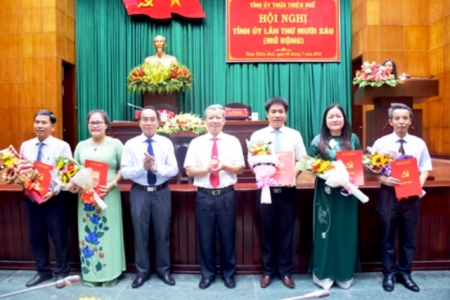 Huế: Ban Bí thư chỉ định 5 người tham gia Ban Chấp hành Đảng bộ tỉnh nhiệm kỳ 2015 - 2020