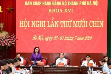 Hà Nội xử lý kỷ luật 18 tổ chức đảng, 442 đảng viên