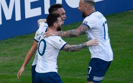 Chiến thắng 2-1 trước Đội tuyển Chile, Đội tuyển Argentina giành hạng 3 Copa America 2019