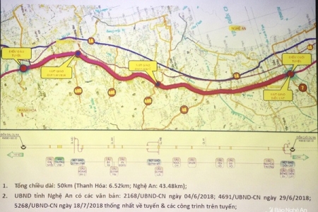 Dự án Cao tốc Bắc - Nam đoạn qua Nghệ An: Vận tốc 100-120km/h với 6 làn xe