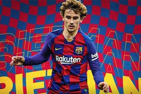 Ngôi sao người Pháp Antoine Griezmann chính thức gia nhập ‘Gã khổng lồ xứ Catalan’