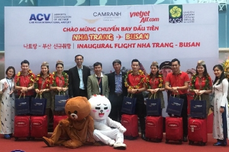 Vietjet: Khai trương đường bay thẳng Nha Trang - Busan