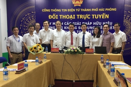 Hải Phòng: Đối thoại trực tuyến về các giải pháp thanh toán tiền điện không dùng tiền mặt