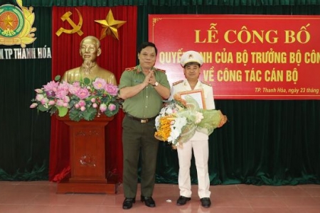 Thành phố Thanh Hóa có tân Trưởng công an