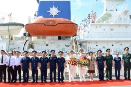 Tàu huấn luyện Kojima Nhật Bản thăm hữu nghị TP. Đà Nẵng