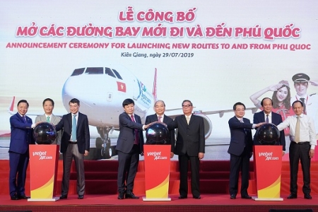 Vietjet công bố mở đường bay mới đến Phú Quốc