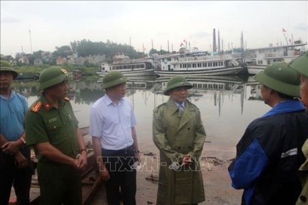 Quảng Ninh: Thành lập 5 đoàn công tác kiểm tra các vị trí xung yếu ứng phó với bão số 3