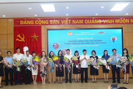 Hà Nội tổng kết chương trình sữa học đường năm học 2018–2019