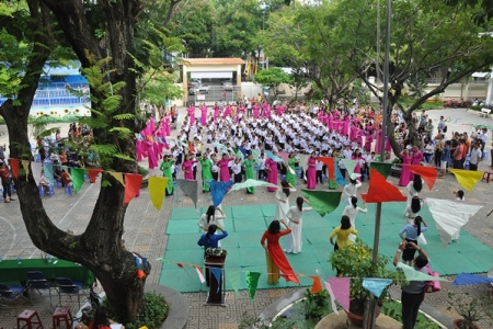 Ấn tượng lễ đón học sinh lớp 1 Trường Tiểu học Trưng Vương Tp.Vũng Tàu